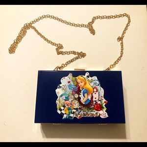 Alice in wonderland clutch purse